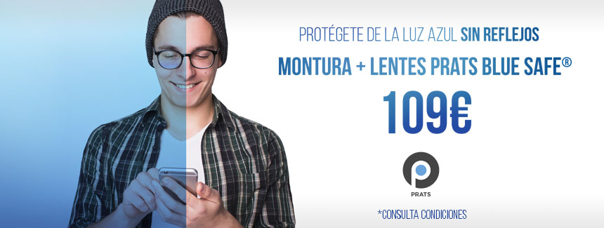 Montura + Lentes Prats Blue Safe 109€